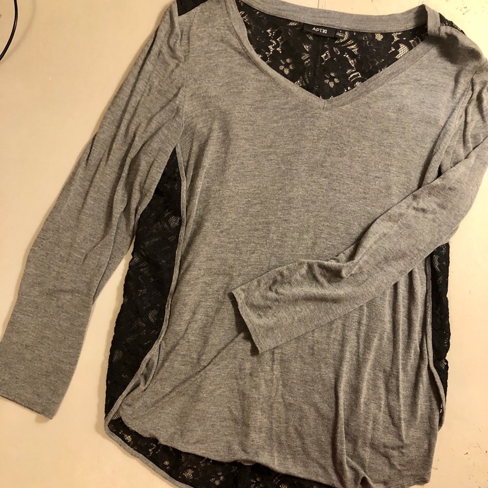 Grey & Black Tops